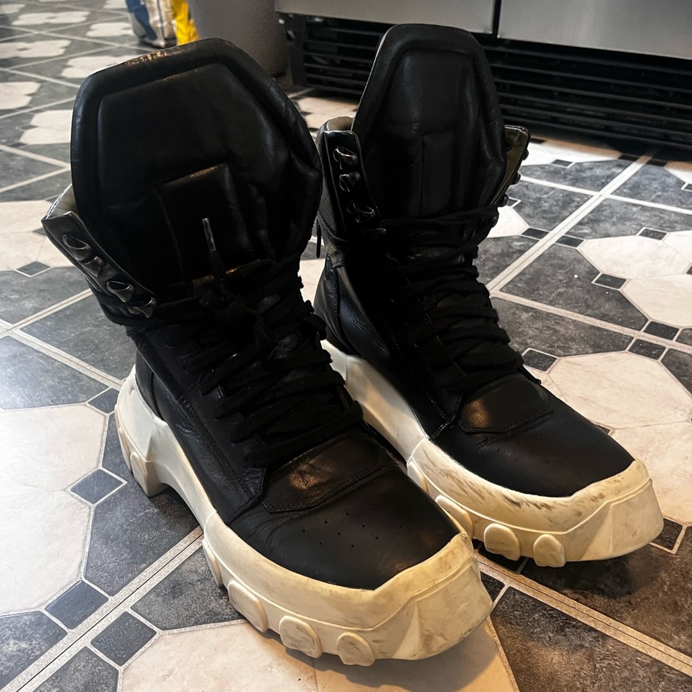 Rick Owens Tractor Dunk Boots